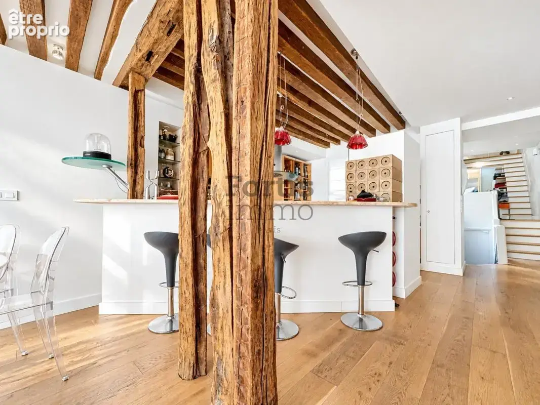 Paris 1 - duplex 99 m² - ascenseur privatif - photo 4