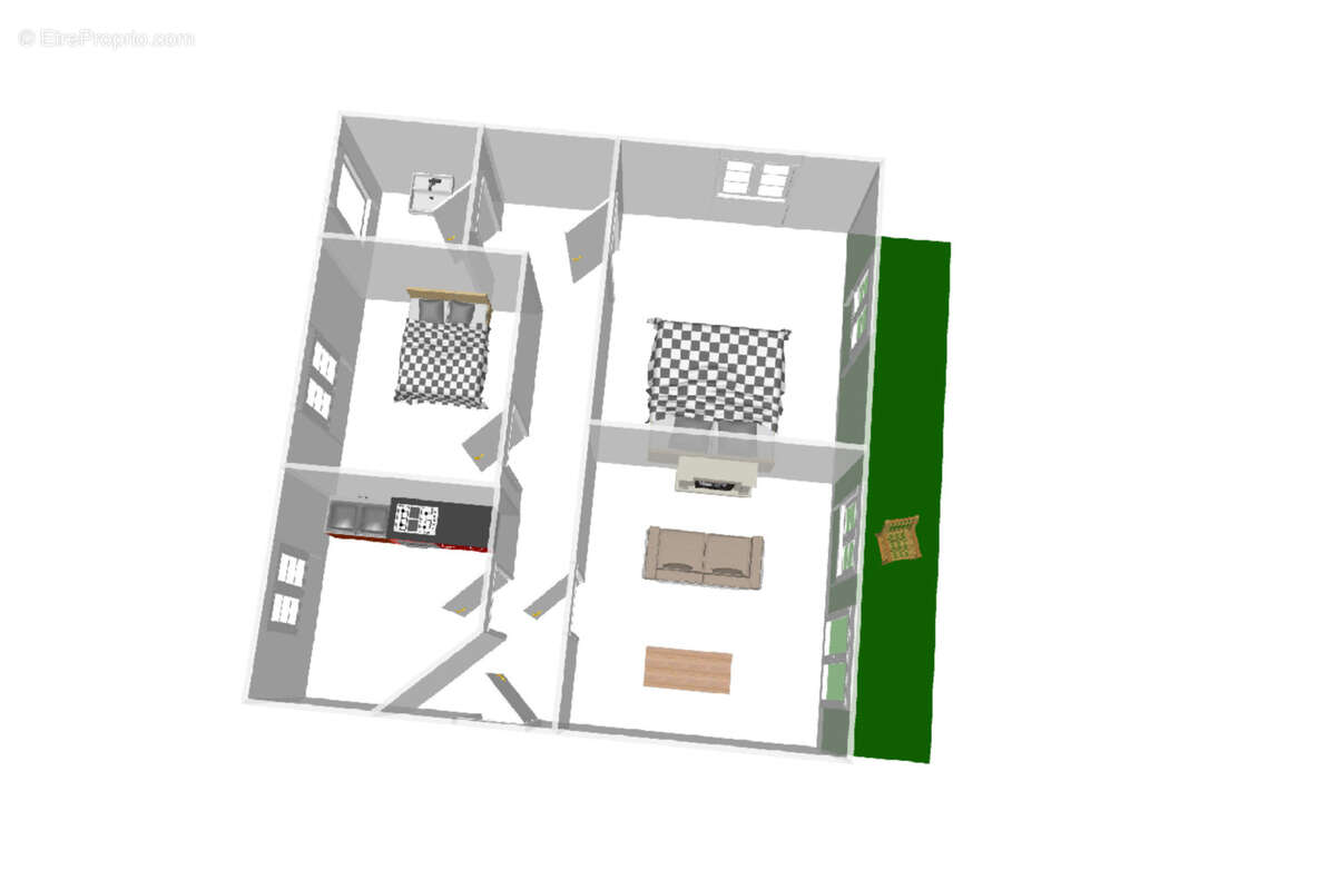 Exclusivite - aix-en-provence - centre historique -  t3 balcon - 328 000 € - photo 12