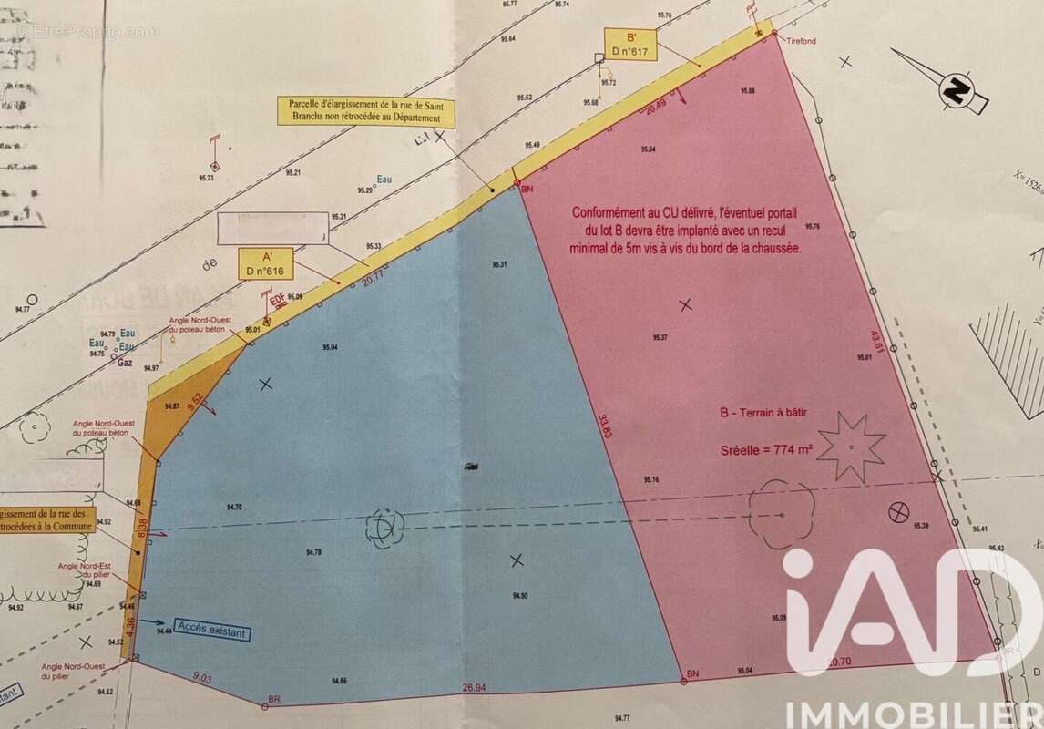 Photo 3 - Terrain à SORIGNY