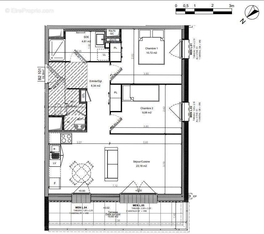 Photo 5 - Appartement à BRETTEVILLE-SUR-ODON