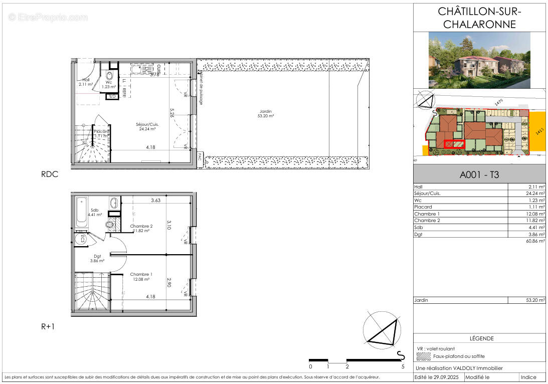 Appartement à CHATILLON-SUR-CHALARONNE