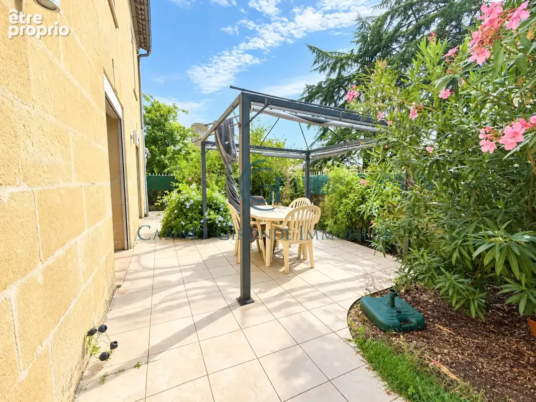 Arveyres maison pierre 130 m2 - 2 chambres - bureau -  garage-  jardin intime - photo 1
