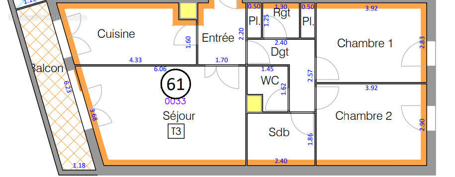 Appartement à ANGERS