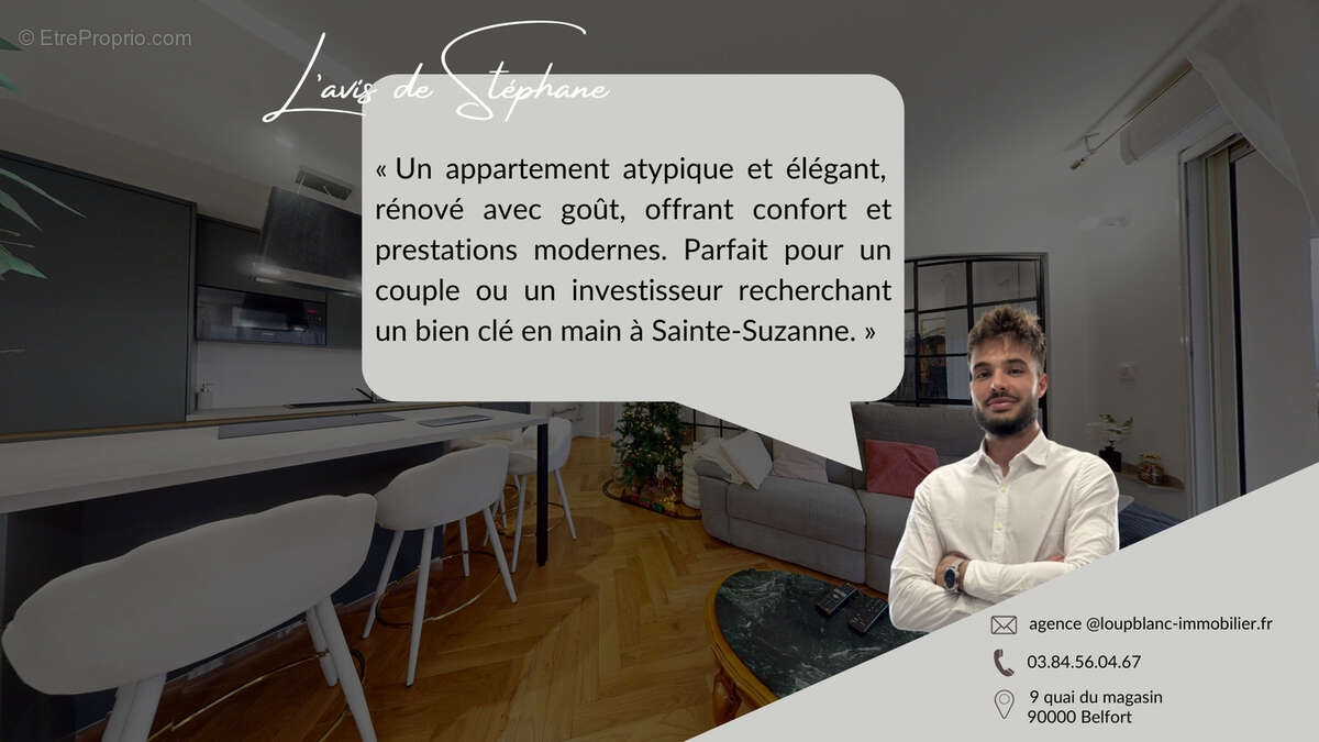 Appartement à SAINTE-SUZANNE