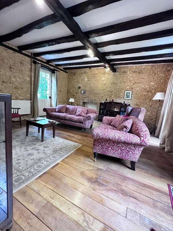 Salon - Maison à SAINT-FELIX-DE-REILLAC-ET-MORTEMART