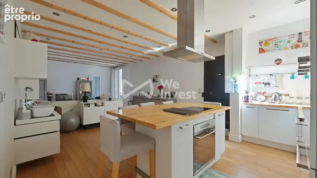 Grand F2 de 60m² - Centre ville - photo 2