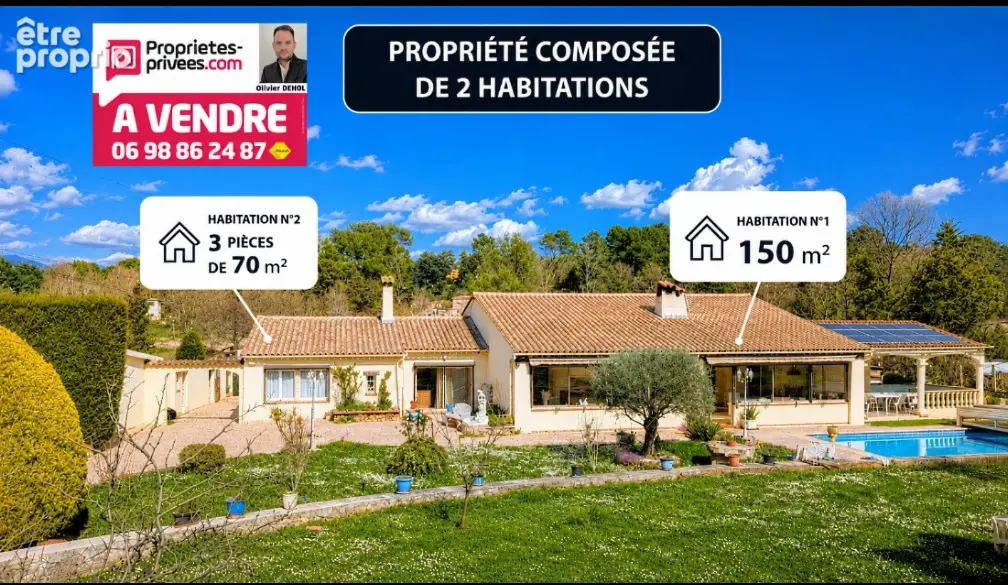Vaste propriete en deux habitations et nombreuses dependances ! - photo 2