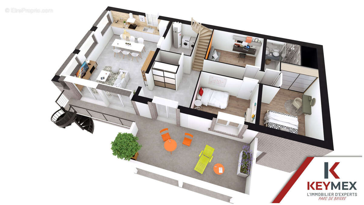 Appartement de  90m² / T5 /  en duplex  - proche plage. St Marc sur Mer - photo 10