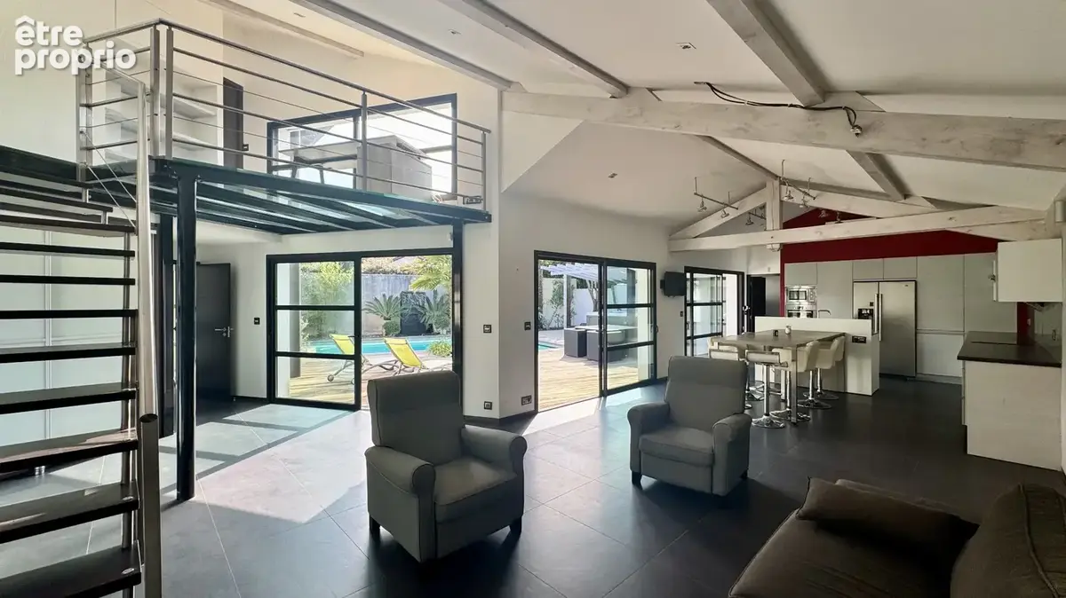 Villa d'architecte de type t5 de 136 m2 avec piscine - photo 6