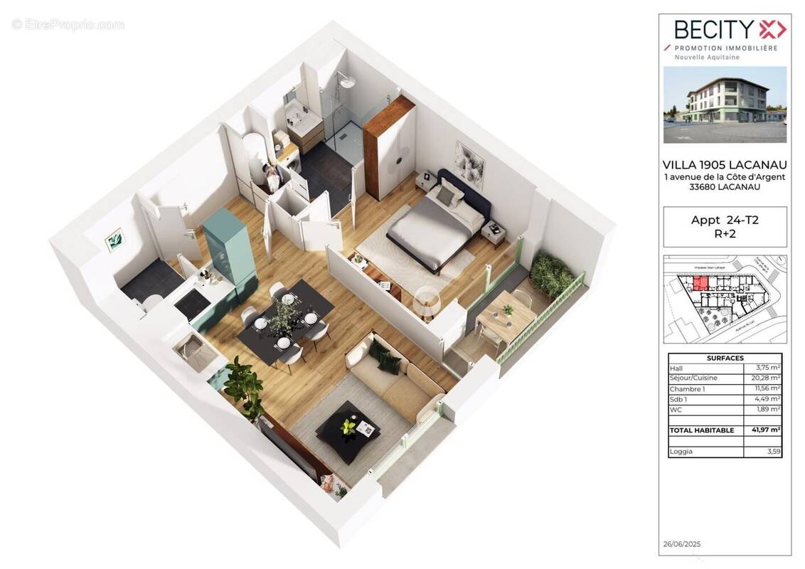 Photo 1 - Appartement à LACANAU