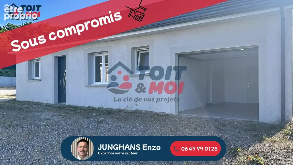 Maison de plain-pied   3 chambres   Terrain 617 m2   Garage - photo 10