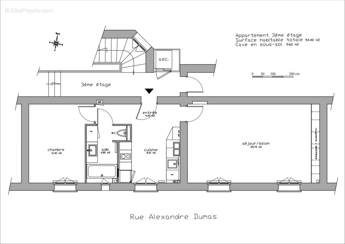 Appartement à PARIS-11E