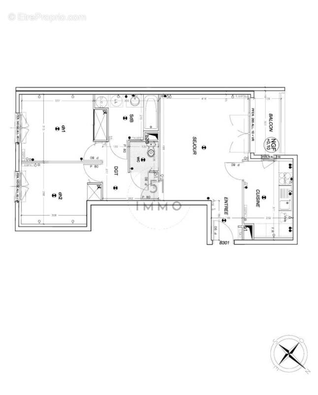 Appartement à CHATILLON