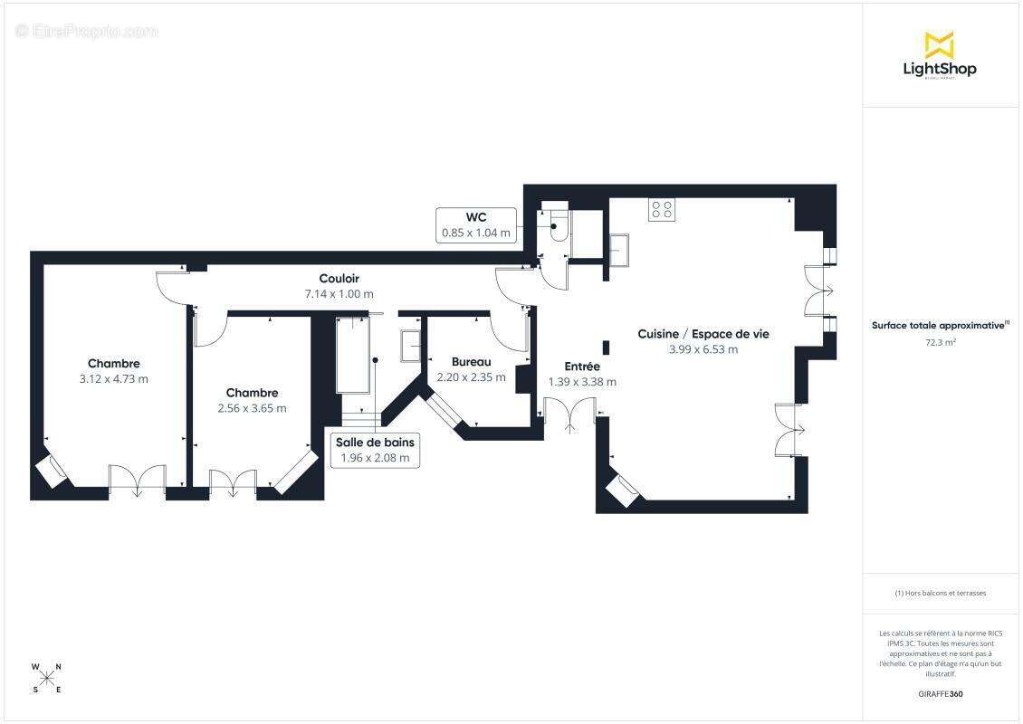 Appartement à PARIS-15E