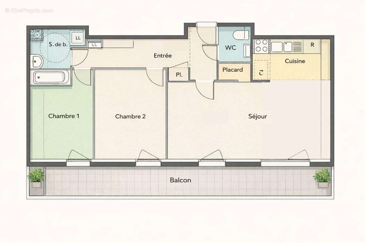 Appartement à SAINT-JACQUES-DE-LA-LANDE