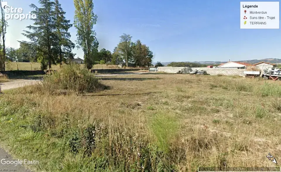 Terrain 850 m² à Montverdun  - photo 2
