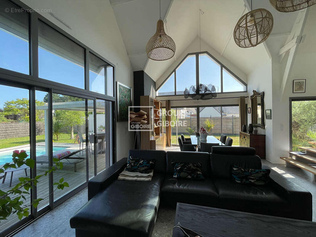 A vendre - agence giboire - magnifique villa contemporaine avec piscine aux portes de la baule - photo 6