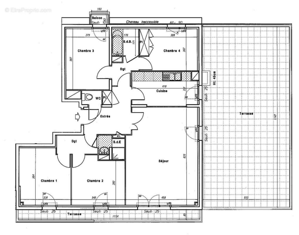 Appartement à GENNEVILLIERS