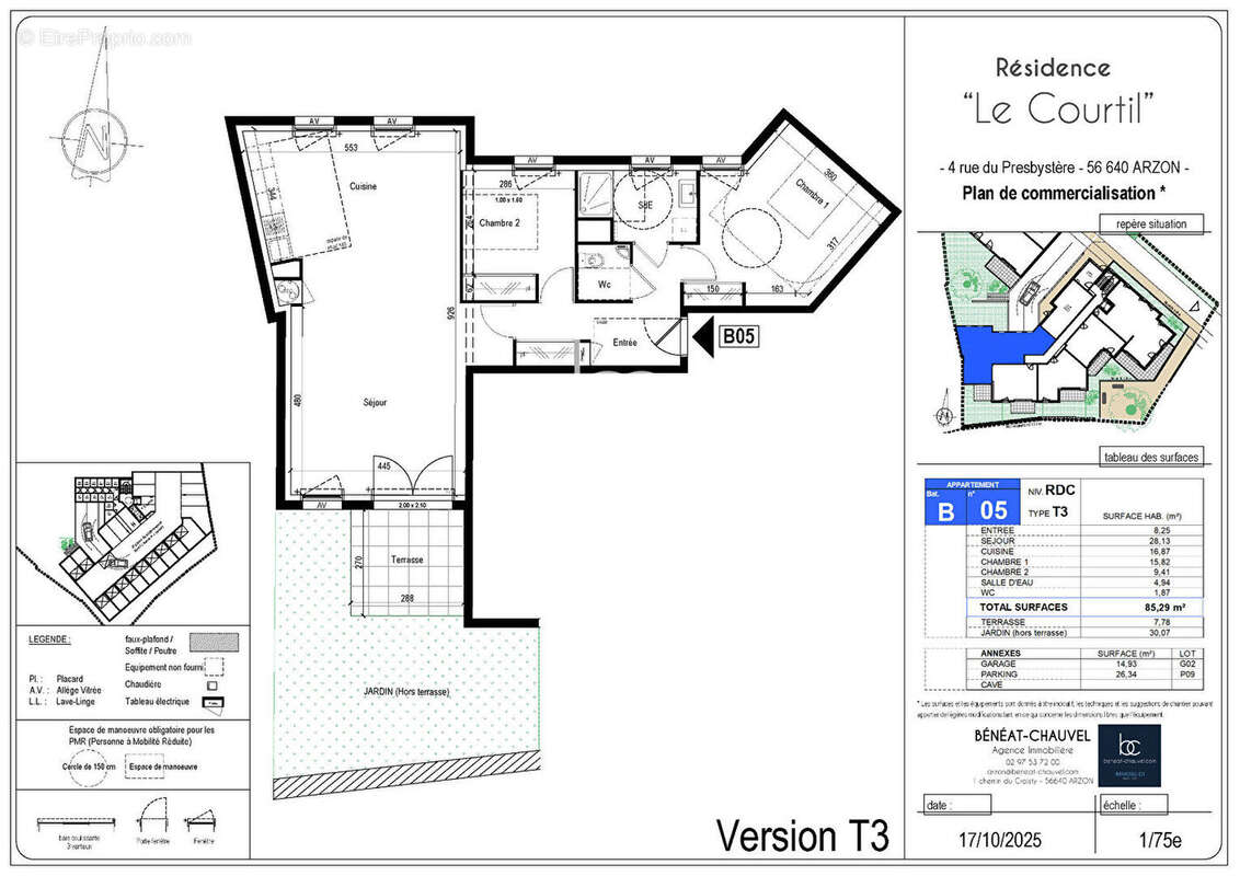 ARZON BOURG, Appartement neuf T4 - photo 7