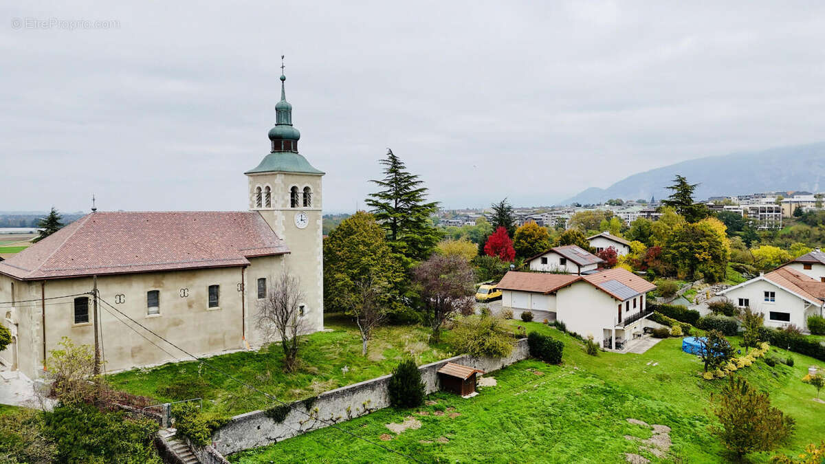 vue drone (13) - Terrain à SAINT-JULIEN-EN-GENEVOIS