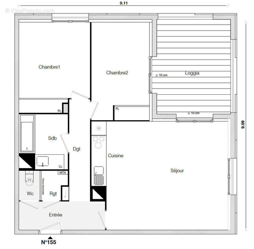 Appartement à TOULOUSE