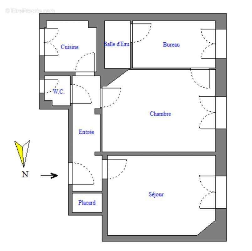 Appartement à PARIS-13E