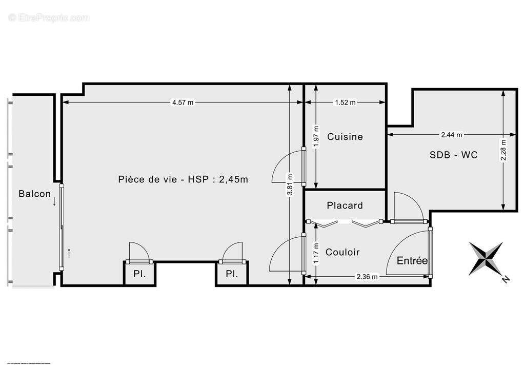 Appartement à PARIS-18E