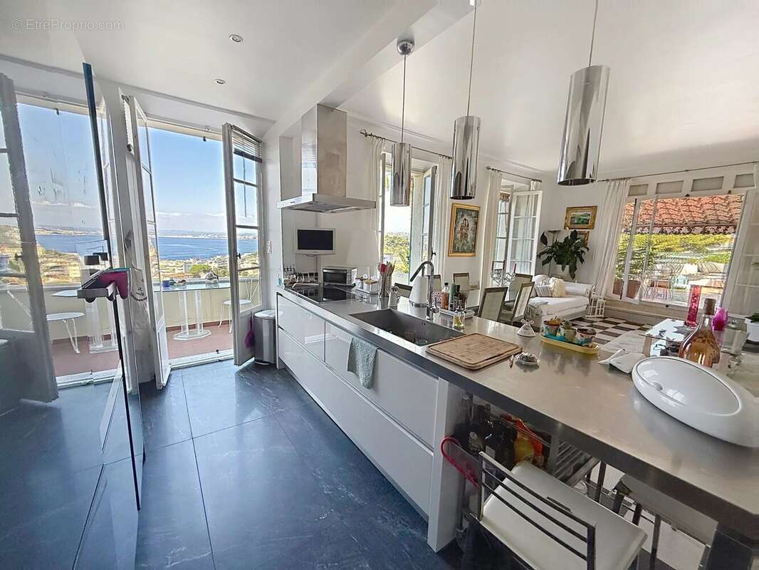 Mont boron –  3 pièces – 130 m² – penthouse – vue mer panoramique – parking – cave – rare - photo 7