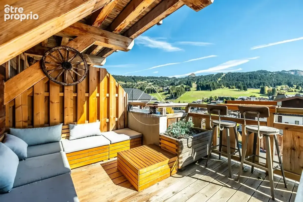 Magnifique appartement lumineux de deux chambres avec grande terrasse et une vue panoramique sur Les Gets - photo 9