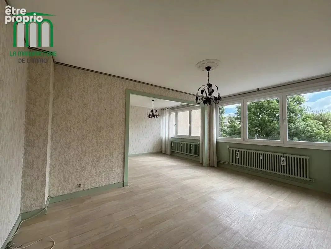 Saint etienne bellevue - appartement t4  traversant et lumineux de 79,28m² avec 2 chambres + garage + cave - photo 10
