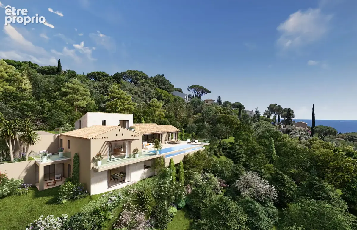 Terrain 1430m2 avec apercu mer et permis de construire purgé - les issambres - photo 3
