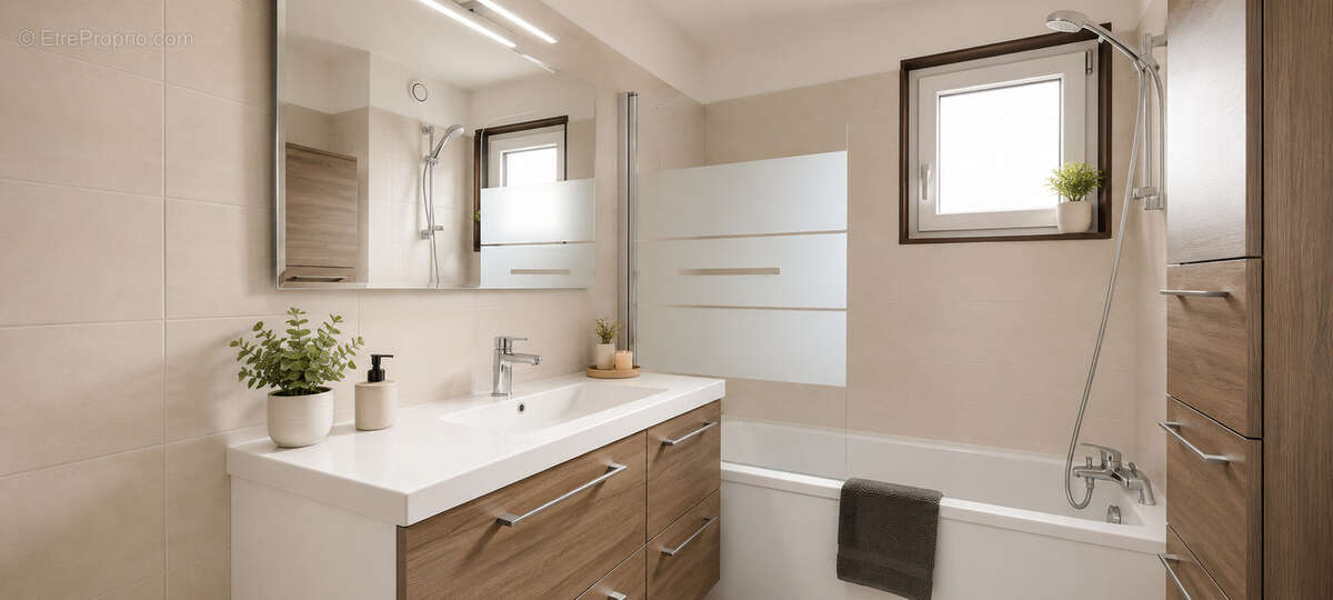 Appartement T3 avec parking et cave - photo 4