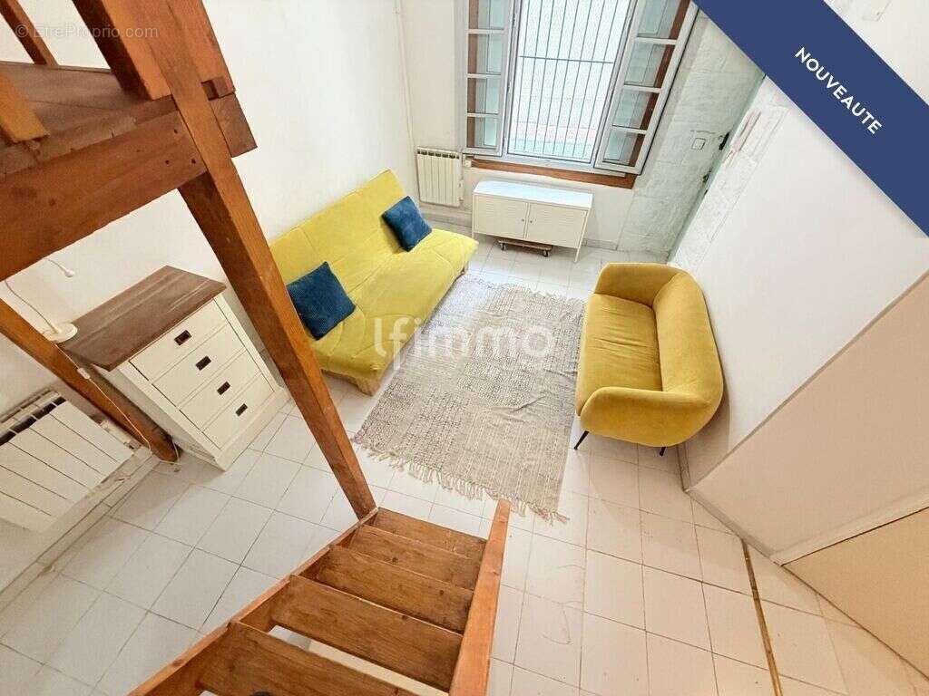 Studio 22 m² Montpellier centre, grande hauteur sous plafond - photo 3