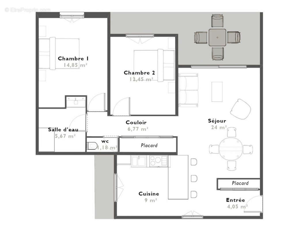 Appartement à BORGO