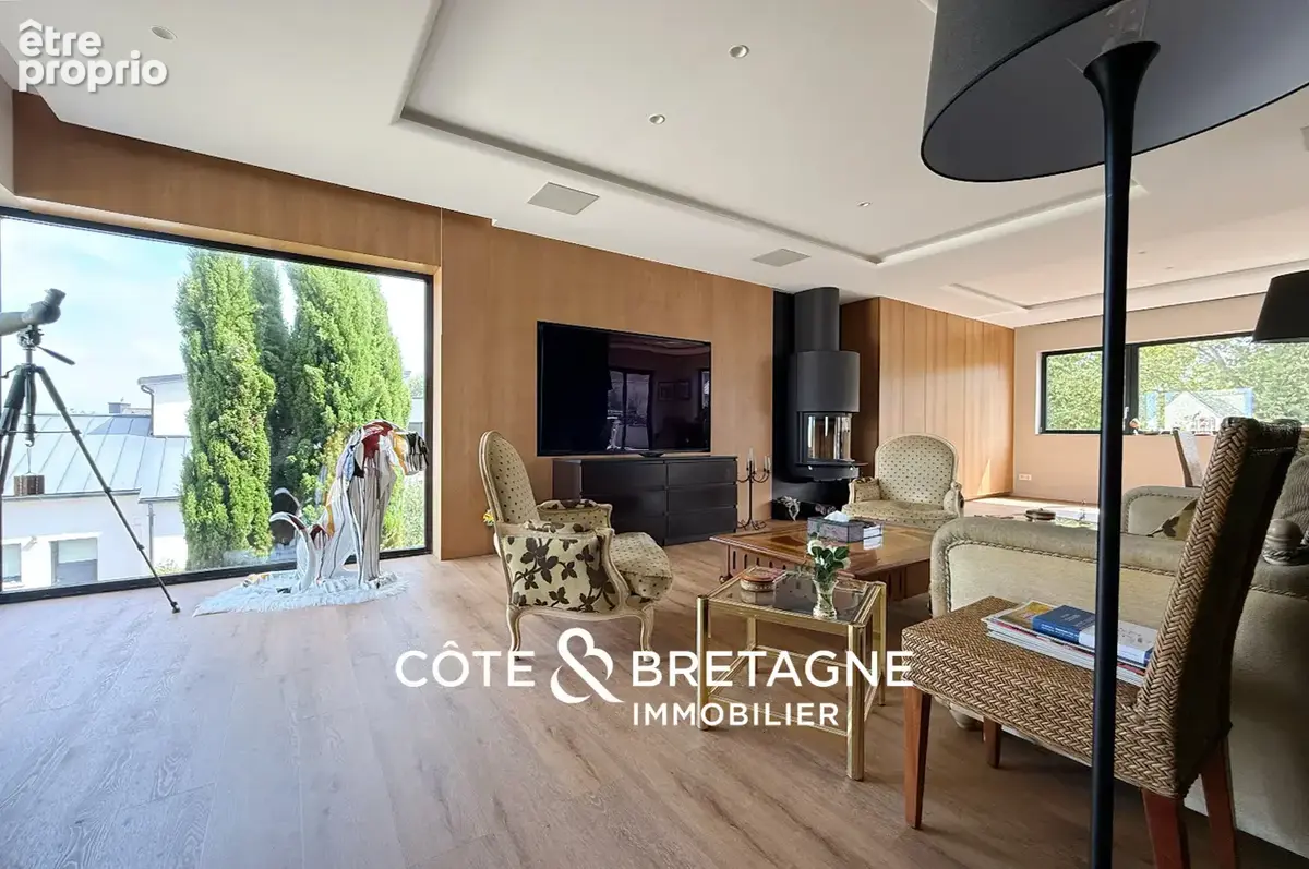 Maison contemporaine a plerin, proche des rosaires avec petite vue mer  réf : 202593 - photo 3