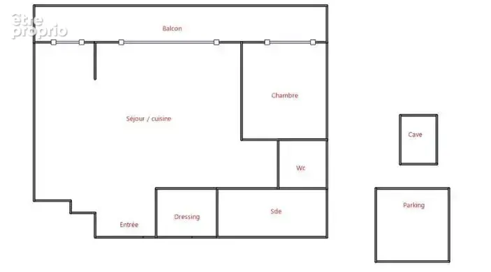 Grand 2 pièces avec balcon de plus de 10 m2   10ème et avant-dernier étage - photo 11