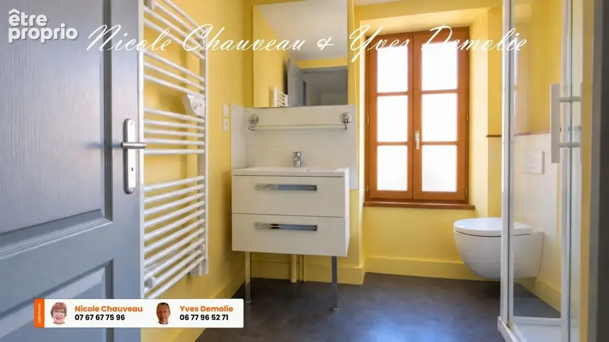 Issoire 63500 – maison de ville 88 m² rénovée – 2 chambres – garage – revenu locatif - 179 000€aison à vendre 4 pièces issoire ( - photo 10