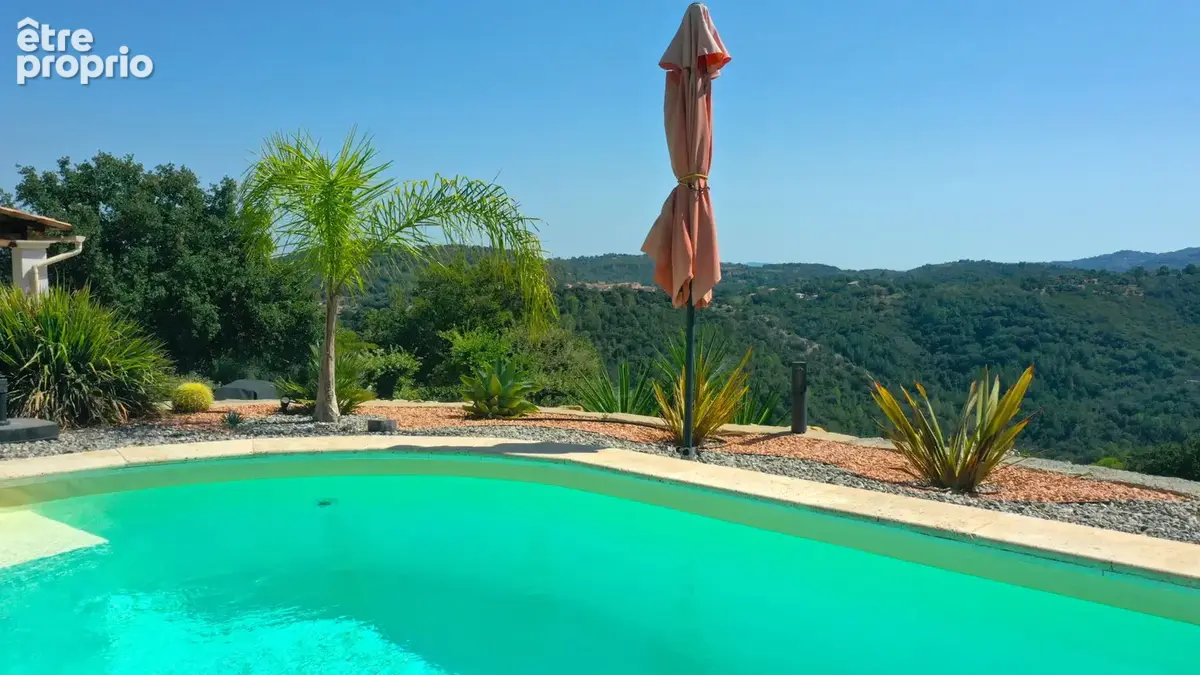 Villa Le Tignet 130 m²  sur terrain de 1500 m² avec piscine et belle vue - photo 8