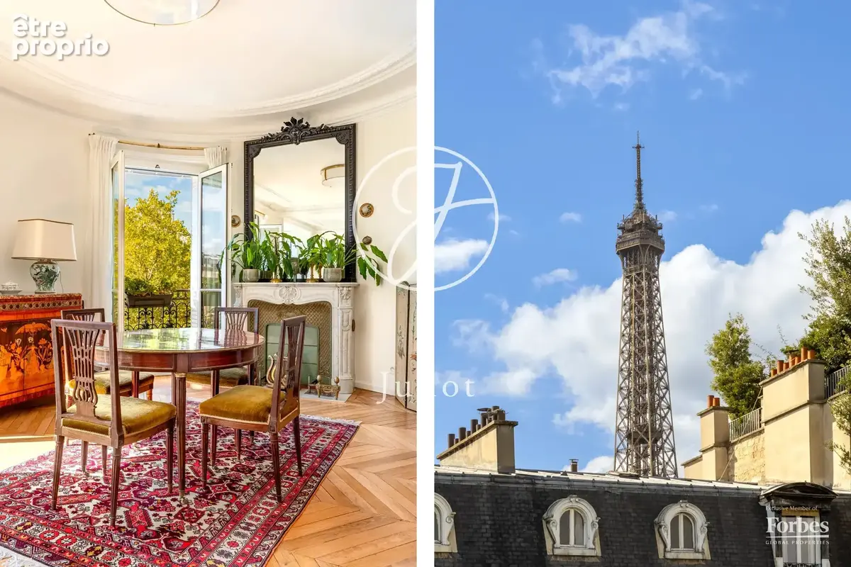 Paris 7e - GROS CAILLOU / BOSQUET - Appartement - 4 pièces - 106,21m² Carrez - 107,47m² au sol - 2 chambres - Vues sur monument - photo 11