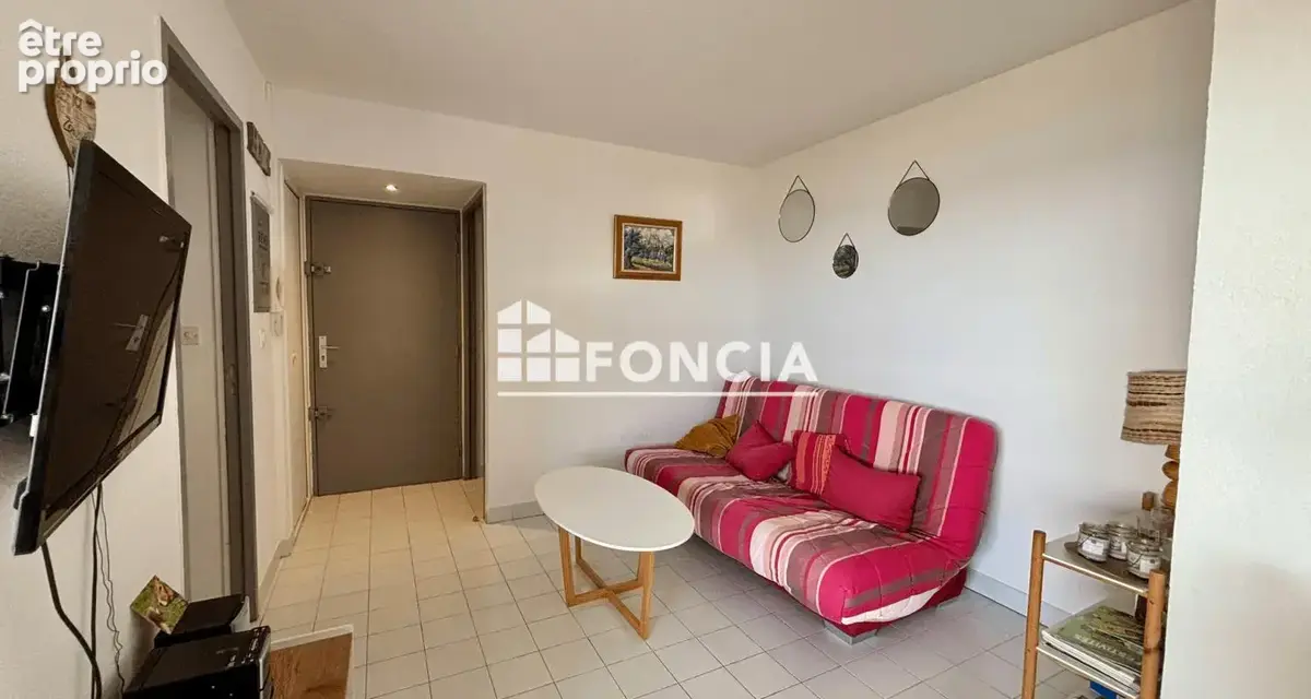Canet sud – t2 cabine 39,07 m² – terrasse 13 m² – parking – accès direct plage - photo 6