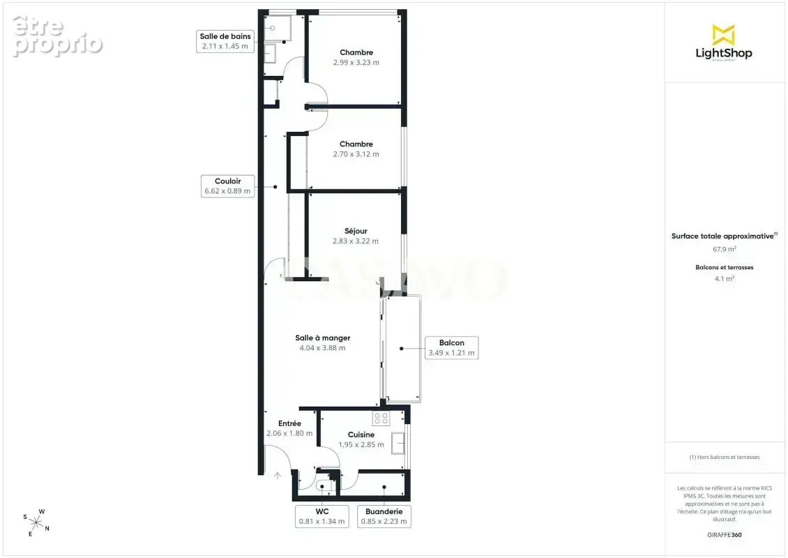 Vente Appartement 4 pièces de 66m² - 95600 Eaubonne - photo 16