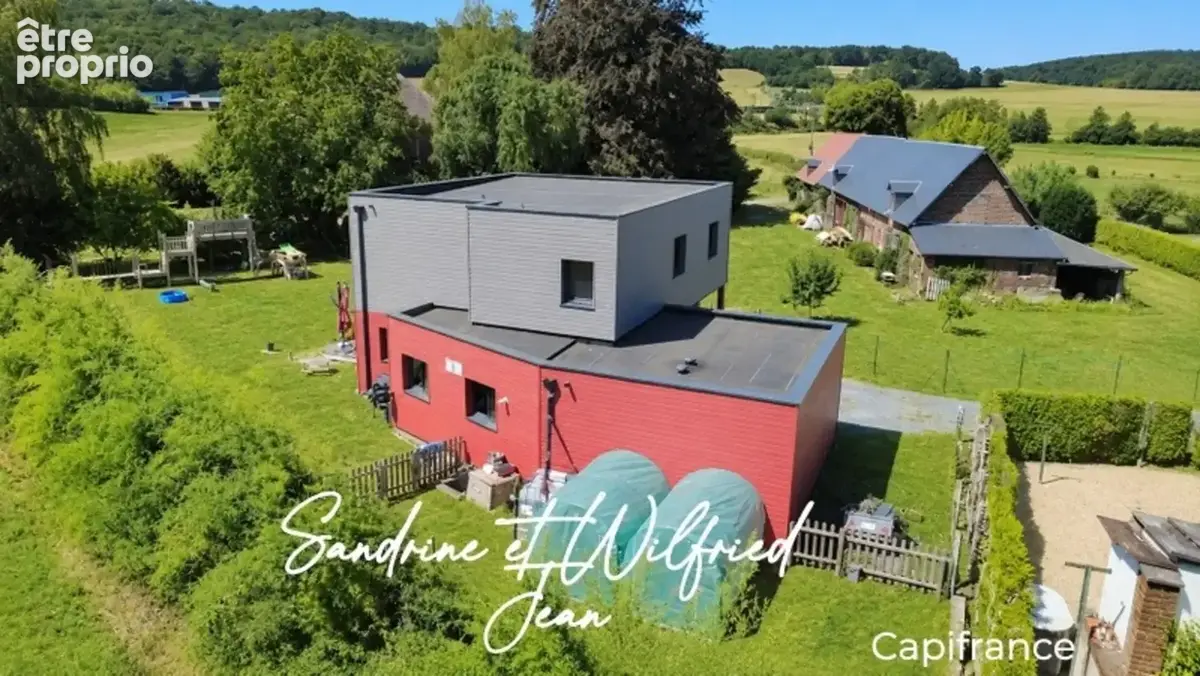 CHARLEVAL – Maison d'architecte 2018  155 m²  Suite parentale  DPE A/A  Garage 39 m²  Vue campagne - photo 2