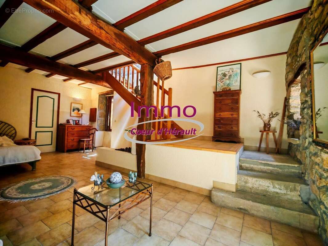 SAINT-PRIVAT : maison de village en pierres avec cave et terrasse - photo 5