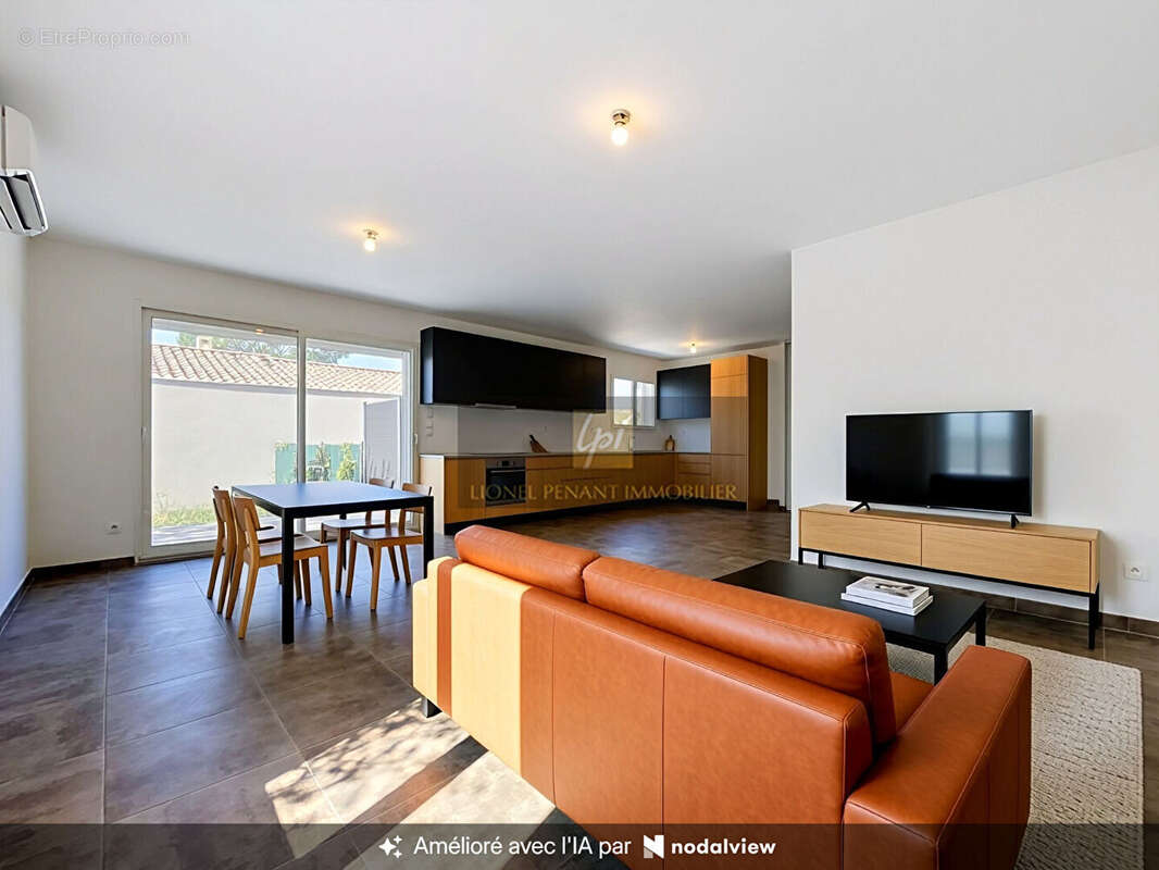 Entraigues villa t4 90m² terrasse garage terrain 220m² - photo 3