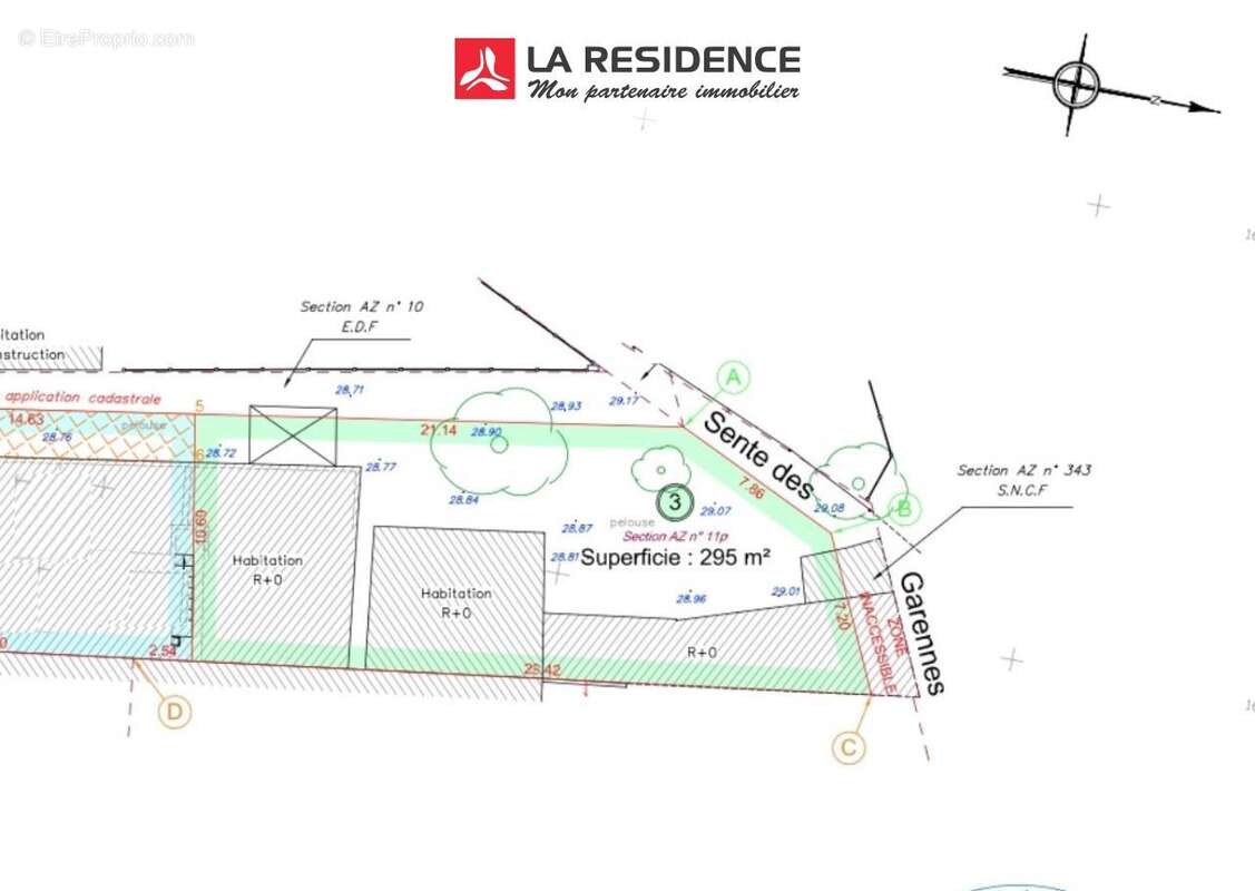 Terrain à LES MUREAUX