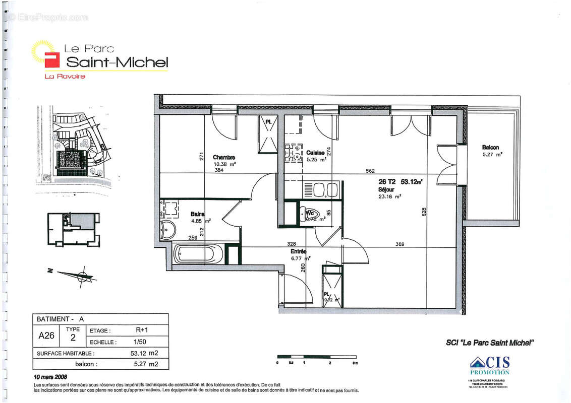 Appartement à LA RAVOIRE