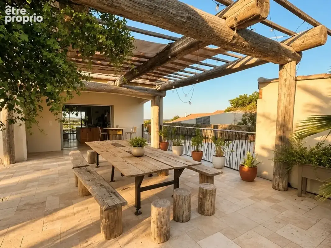 Fleury d'Aude Villa d'exception de type V de plain pied avec garage en sous-sol, SH 224 m2  avec vue dominante - photo 15