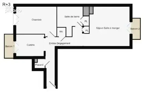Vente appartement T2 Grandval Ajaccio - photo 7