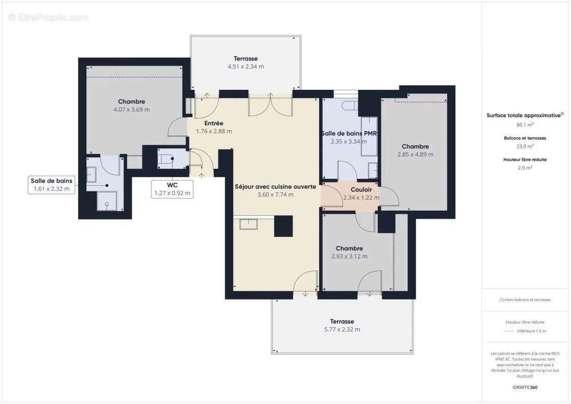 Appartement à COLOMBES