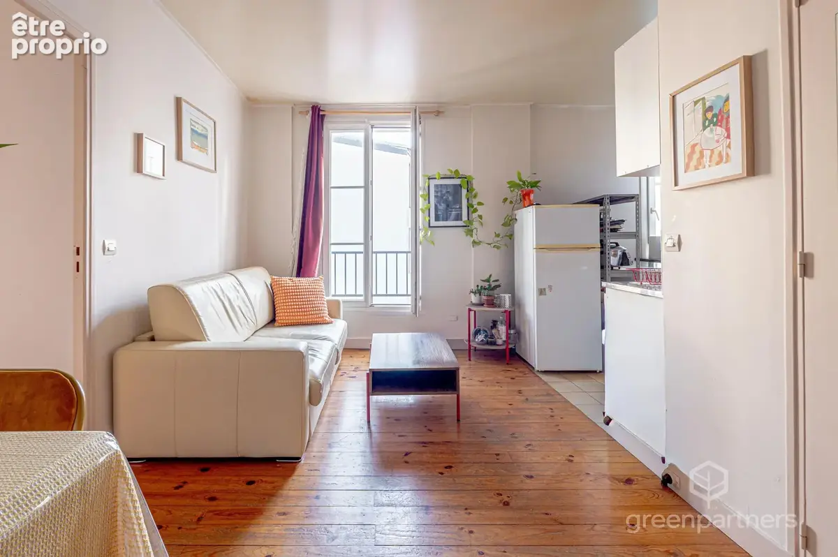 F2 29,53 m² - parquet - dernier étage - au calme - vincennes - photo 3